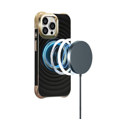 iPhone 16 Plus - MagSafe-kompatibel Circle Glam Mag Skal Svart