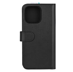 iPhone 16 Pro - DELTACO Ekoläder 2-i-1 Löstagbart Plånboksfodral, MagSafe-kompatibelt