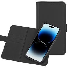 iPhone 16 Pro Max - DELTACO Ekoläder 2-i-1 Löstagbart Plånboksfodral, MagSafe-kompatibelt