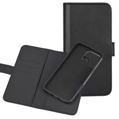iPhone 16 Pro Max - DELTACO Ekoläder 2-i-1 Löstagbart Plånboksfodral, MagSafe-kompatibelt