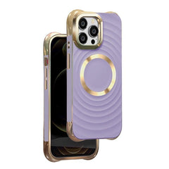 iPhone 16 Pro Max - MagSafe-kompatibel Circle Glam Mag Skal Lila