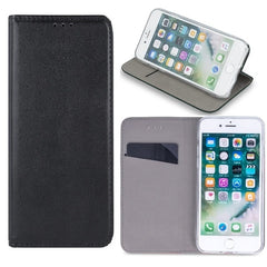 iPhone 17e / iPhone 16e - Smart Magnet Mobilplånbok Svart