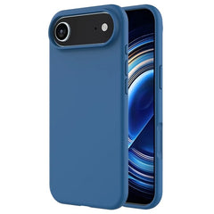 iPhone 17 Air - Matt TPU Mjuk Skal - Mörkblå