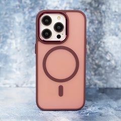 iPhone 17 - Frozen MagSafe Mag Skal - Röd