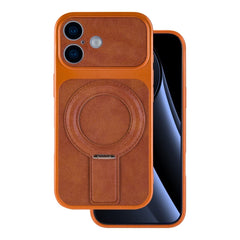 iPhone 17 - Luxgrip Mag MagSafe skal med stativ - Orange