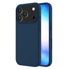 iPhone 17 Pro Max - Matt TPU Mjuk Skal - Mörkblå