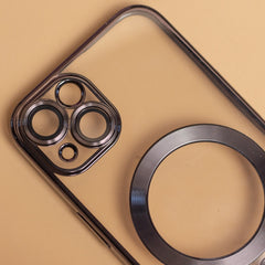 iPhone 17e / iPhone 16e - MagSafe-kompatibelt Chrome Skal med Kameraskydd