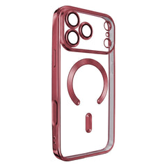 iPhone 18 Pro / iPhone 17 Pro - MagSafe-kompatibelt Chrome Skal - Dark Cherry