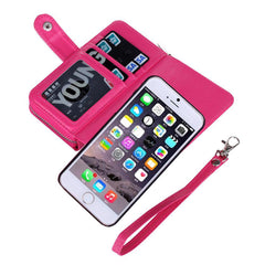 iPhone 6 Plus / 6s Plus Magnetiskt Plånboksfodral - Rosa