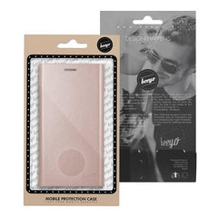 iPhone 7 / 8 Beeyo Book Grande Mobilplånbok - RosaGold