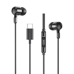 in-Ear USB-C Stereo hörlurar för Samsung / iPhone 15/16/17 och Mobil med USB-C Kontakt Svart