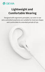 in-Ear USB-C hörlurar för Samsung / iPhone 15, 16, 17 och Mobil med USB-C Kontakt