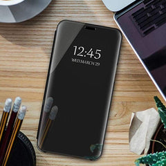 Huawei Y5 (2019) - Smart Clear View Fodral - Svart