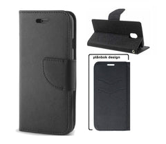 Huawei Y6 (2018) - Smart Fancy Mobilplånbok - Svart