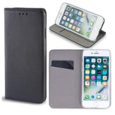 Huawei Y6S - Smart Magnet Flip Case Mobilplånbok - Svart