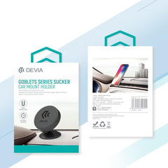 Magnetisk Mobilhållare till Bil Universal - SVART