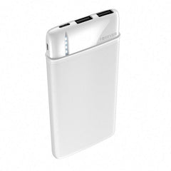 10000mAh Forever Powerbank till Mobiltelefoner & Surfplattor Vit