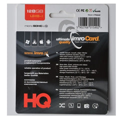 128GB microSDHC Klass-10 UHS-3 Minneskort  + Adapter