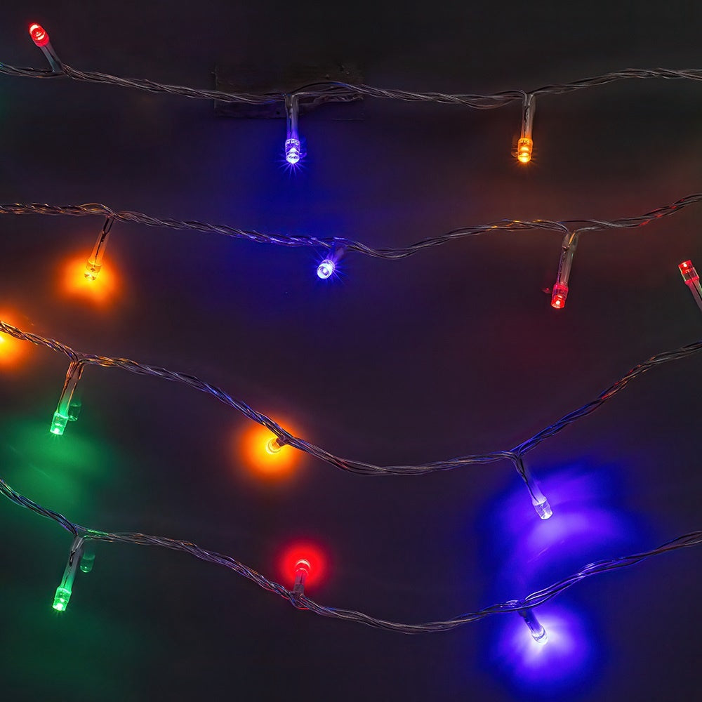 14,4m Forever Light LED Ljusslinga – 180 LED, Flerfärgad, 8 Ljuslägen