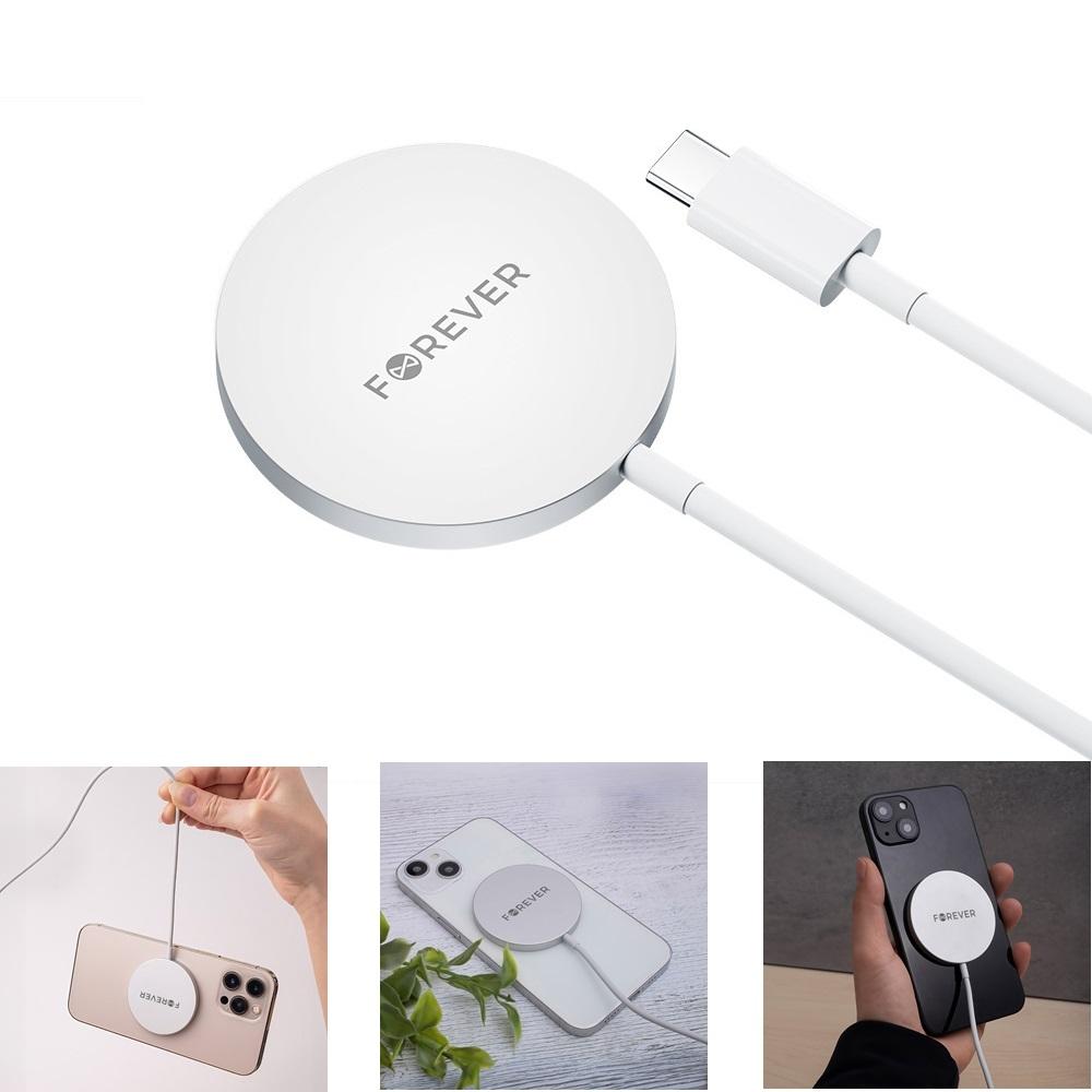 15W MagSafe-kompatibel Trådlös laddare Snabbladdning FOREVER