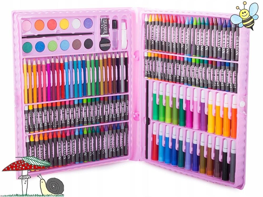 168st  Multifunktionell Super Art Set måla /Playcolor/Färgkritor