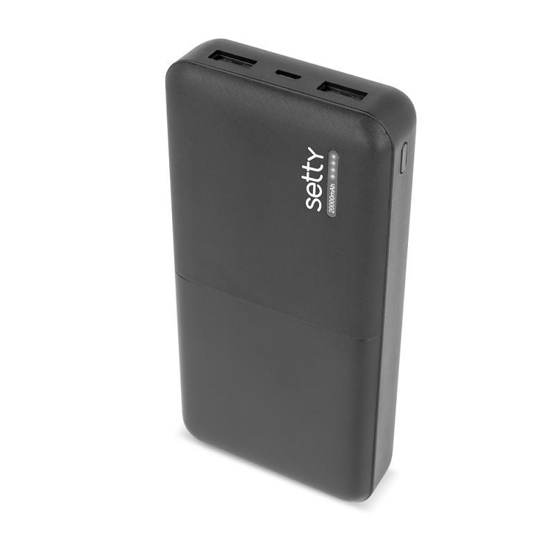 20000mAh Powerbank Setty till Mobiltelefoner & Surfplattor