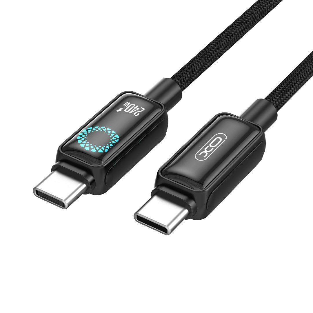 240W XO USB-C till USB-C-kabel för MacBook, Laptop, Surfplatta & Mobil – PD 2m