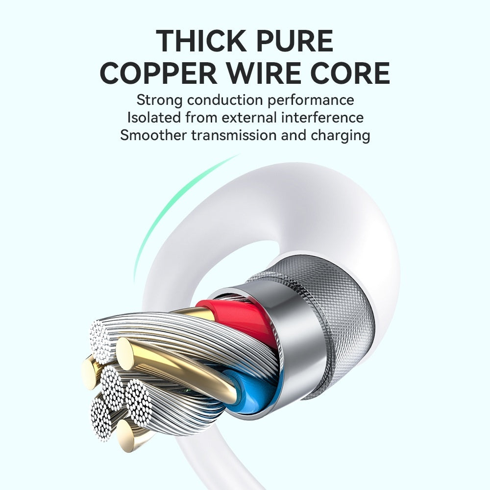 27W iPhone Snabbladdning USB-C till Lightning Kabel Dataöverföring 480Mbps
