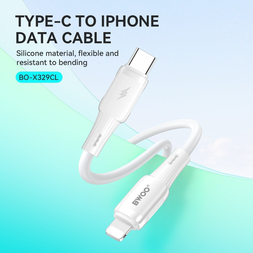 27W iPhone Snabbladdning USB-C till Lightning Kabel Dataöverföring 480Mbps