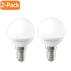 [2-PACK] Forever LED E14 G45 Glödlampa 4.8W 630lm 6000K Kallvit 50W Ekvivalent
