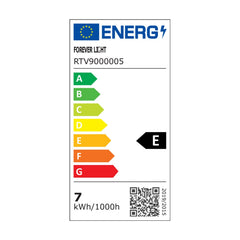 [2-PACK] Forever Light LED E27 A60 Glödlampa 7W 806lm 4000K Neutralvit 60W Ekvivalent