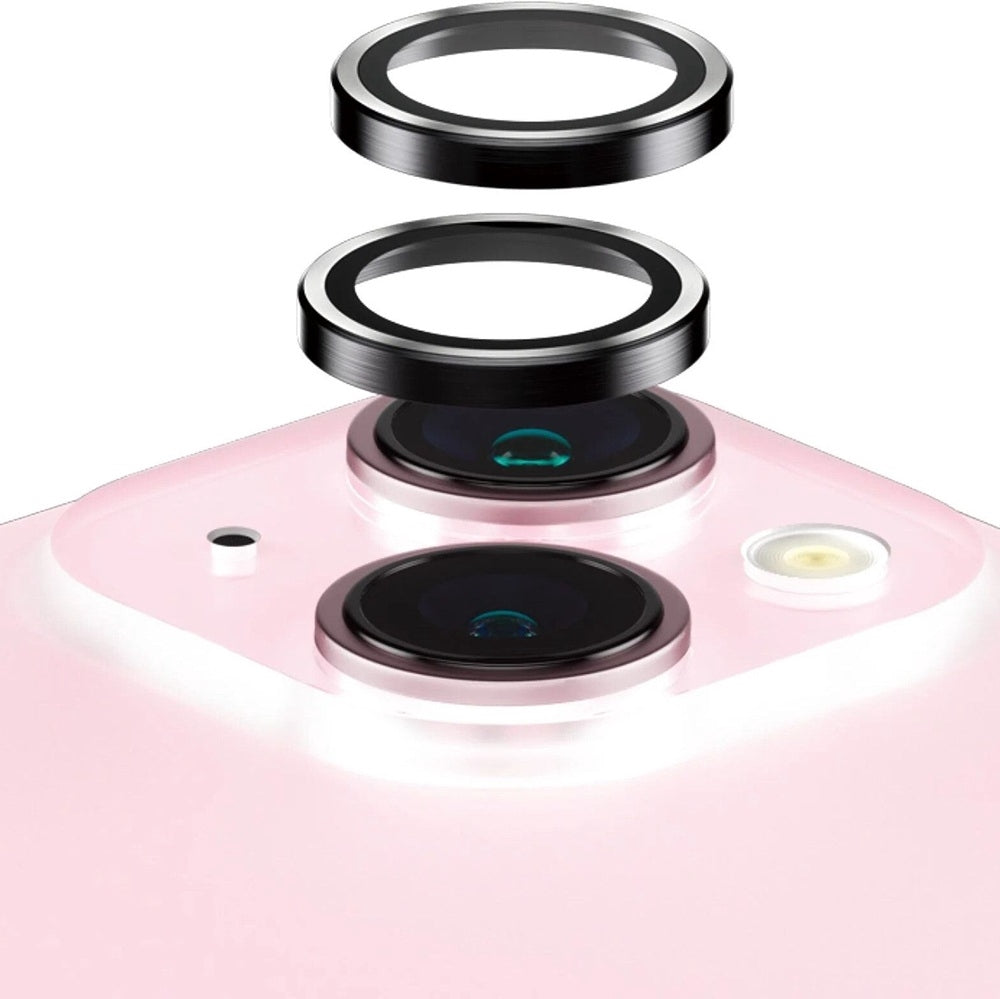 2-Pack - iPhone 15 / 15 Plus - 9H kameraskyddsglas