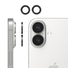 2-Pack - iPhone 16 - 9H kameraskyddsglas