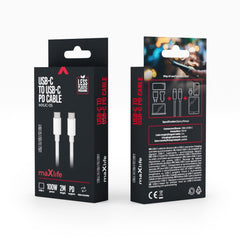 2m Snabbladdning 100W USB-C To USB-C PD kabel För iPhone 17/16/15 Samsung