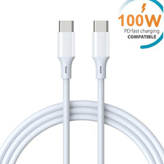 2m Snabbladdning 100W USB-C To USB-C PD kabel För iPhone 17/16/15 Samsung