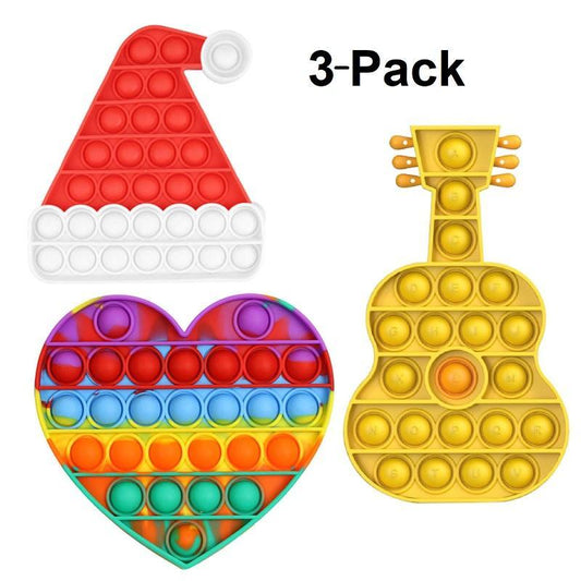 3-Pack Pop it Fidget Toy Leksak / Sensory, Stress Relax