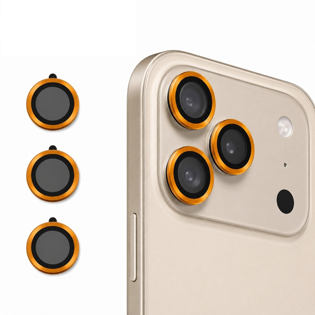 3-Pack - iPhone 17 Pro Max - 9H kameraskyddsglas