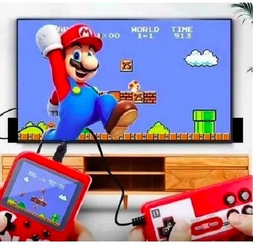 400 i 1 Klassiska Retro GEME BOY Portabel Spelkonsol + Kontroll för 2 Player, Mario spel