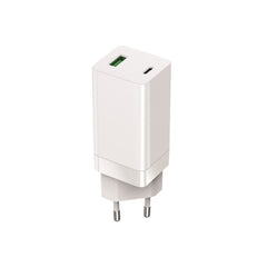 65W Snabbladdare Setty GaN PD QC Dual USB-C, USB-A för iPhone, Samsung, iPad