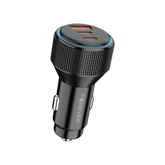 66W Snabb billaddare 2X USB-C PD 3.0 / USB QC3.0 För iPhone, Samsung