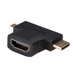 Akyga HDMI adapter, HDMI hona till mini-HDMI, mikro-HDMI hane