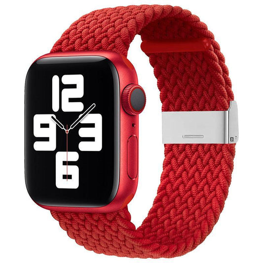 Armband Flätat tyg för Apple Watch 7/6/SE/5/4/3/2 (41/40/38)mm