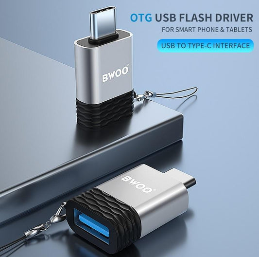 USB-C till USB OTG-Converter Adapter Kontakt - BAWOO