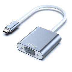 BENFEI USB-C till VGA-adapter Full HD 1080P för laptop, MacBook, skärm & projektor – grå
