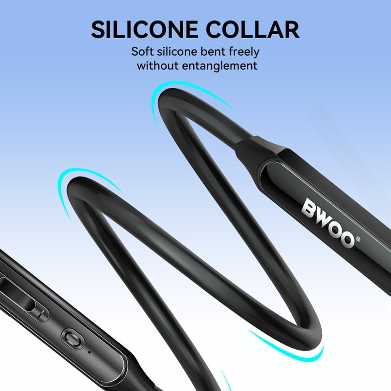 BWOO BW890 Sports Neckband Trådlösa Hörlurar BT5.4 – Hi-Res Ljud, 30h Speltid