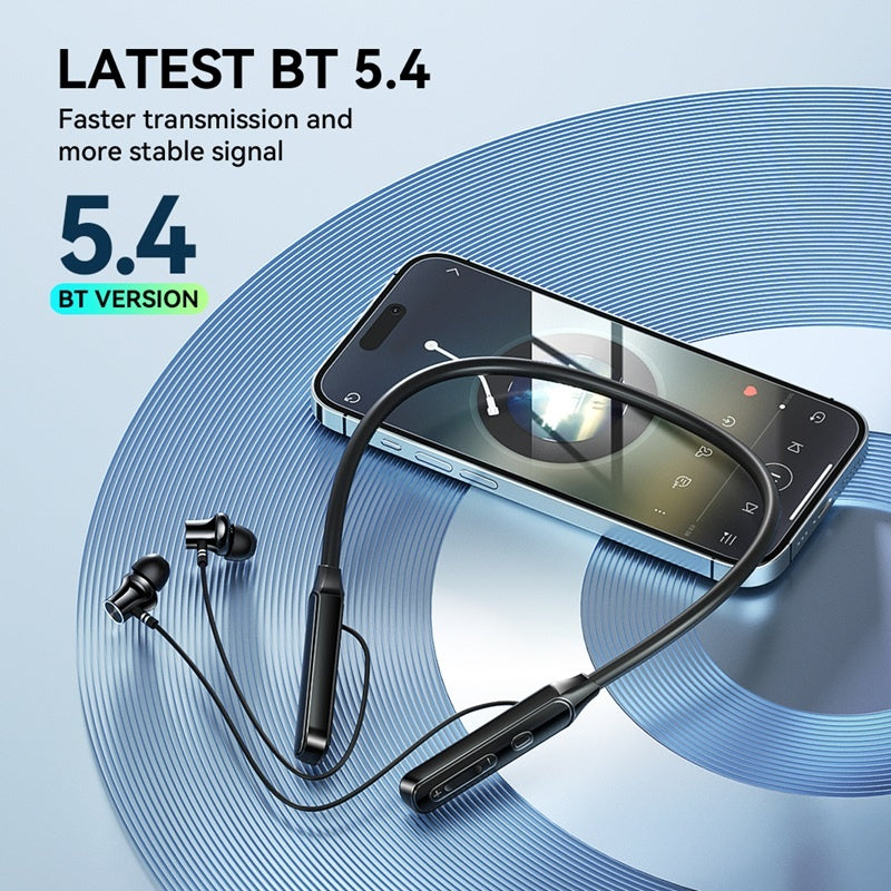 BWOO BW890 Sports Neckband Trådlösa Hörlurar BT5.4 – Hi-Res Ljud, 30h Speltid