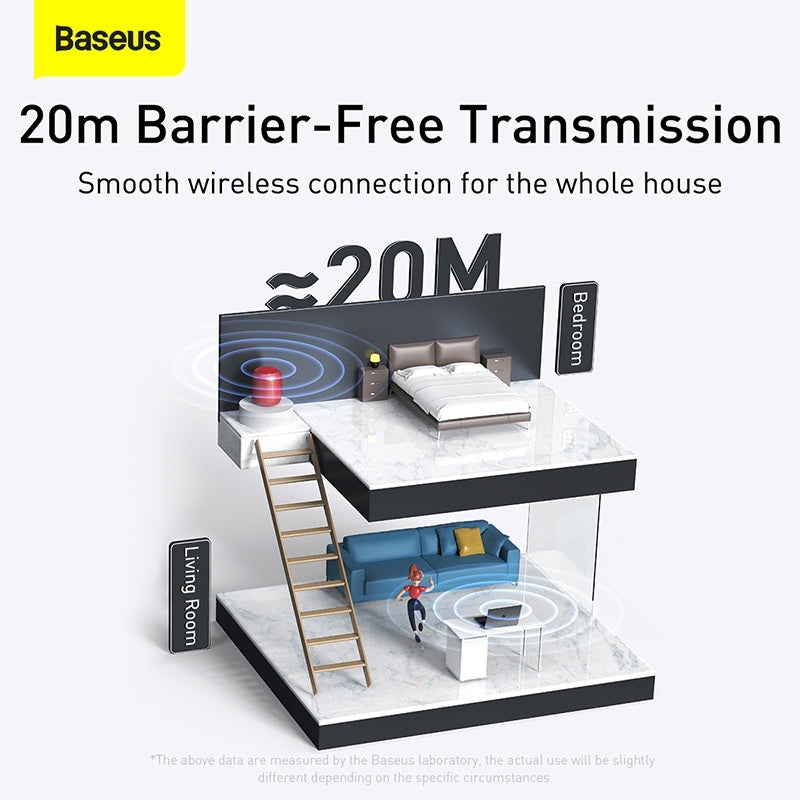 Baseus BA04 Bluetooth 5.1 USB-adapter – Trådlös anslutning upp till 20m