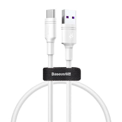 Baseus USB-C 5Amp Double Ring QuickCharge Laddningskabel -50cm