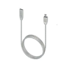 Beeyo 2-Amp Zinc MicroUSB Kabel För Smartphones - Silver