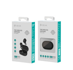 DEVIA JOY TWS Bluetooth V5.0 Trådlös Hörlurar med Laddbox